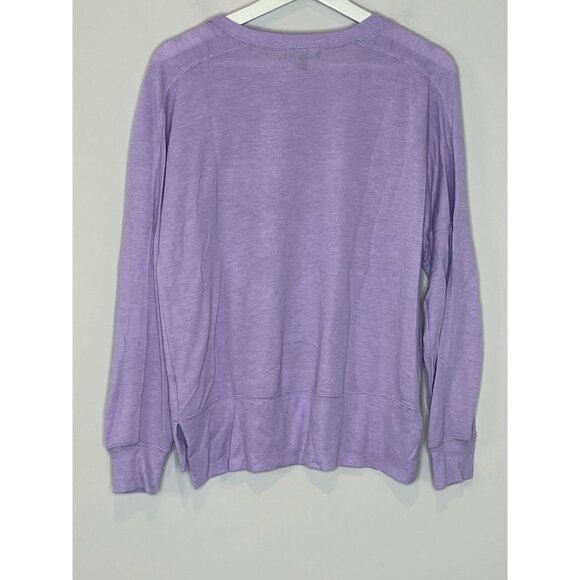 Rampage Sweatshirt Womens Small Graphic Top Purple Fall Casual Shirt Shopping - Picture 9 of 12